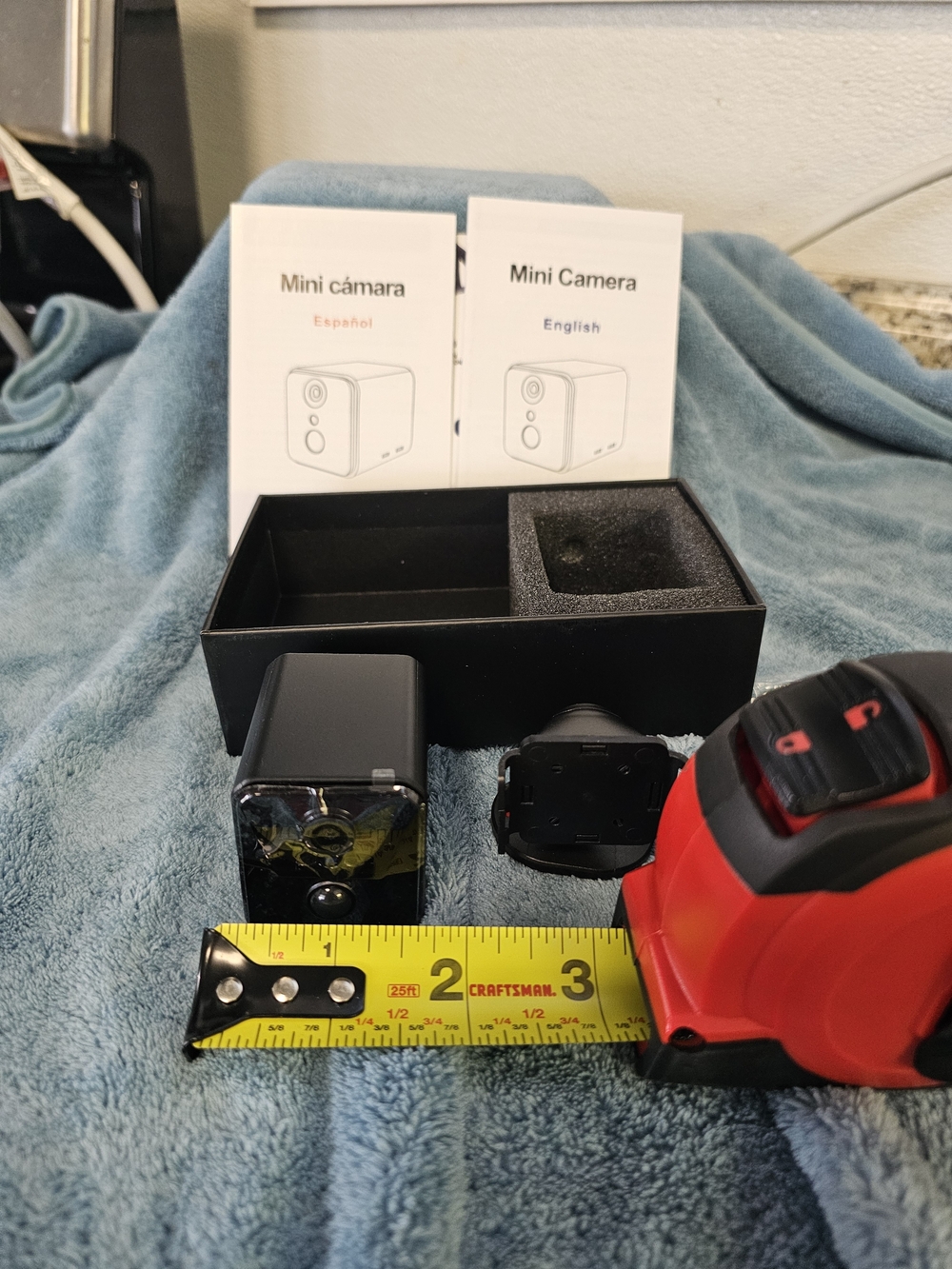 Mini Camera Security Cube - Black